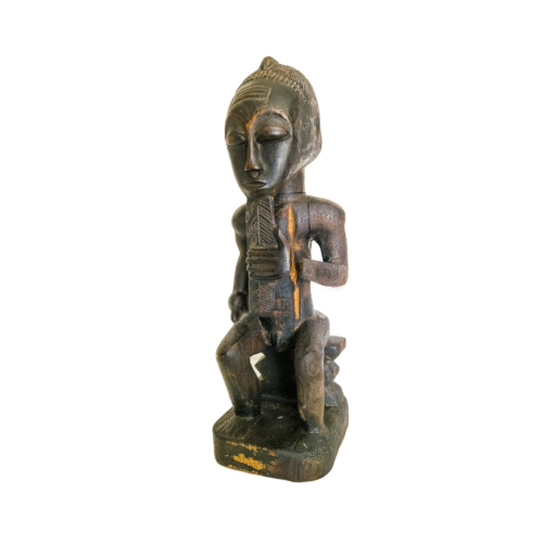 Statuette femme baoulé