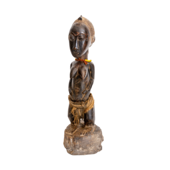 Statuette femme baoulé